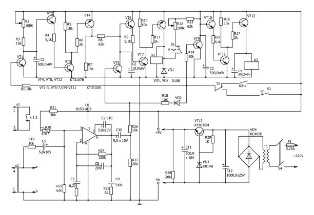 Sample single line diagram for a factory substation